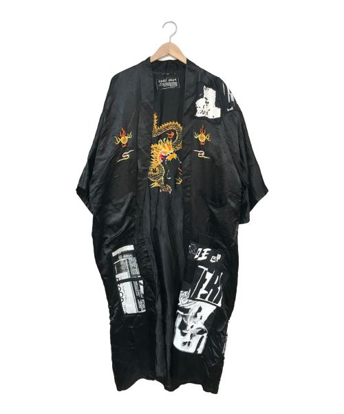 cotemer（コートメール）cotemer (コートメール) 刺繍サテンコート ブラック サイズ:不明の古着・服飾アイテム