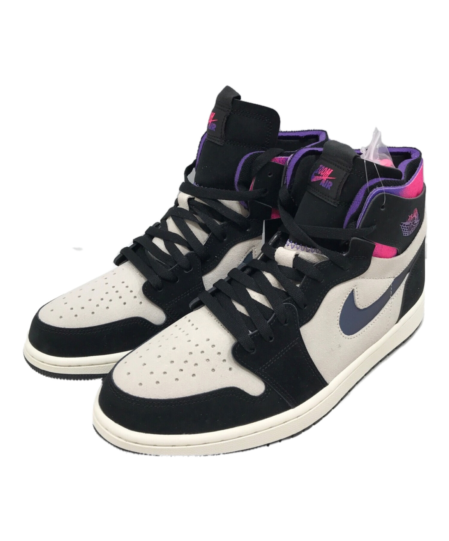 Jordan 1 Mid Heren Schoenen White Leer Maat 44.5 - Schoenen.nl