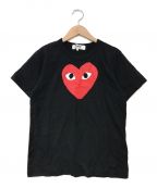 PLAY COMME des GARCONS（）の古着「ロゴカットソー」｜ブラック