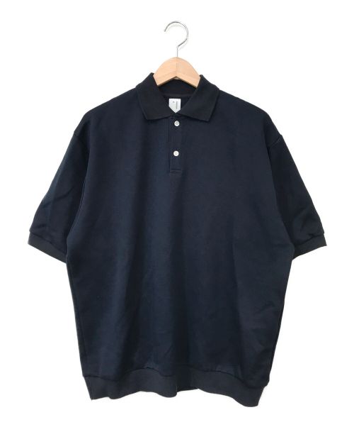 BENINE 9（ビナイン）BENINE 9 (ビナイン) シルエットダンボールビッグポロシャツ ネイビー サイズ:Sの古着・服飾アイテム