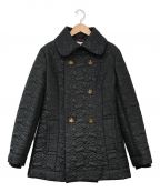 Vivienne Westwood RED LABEL（）の古着「オーブ柄キルティングコート」｜ブラック