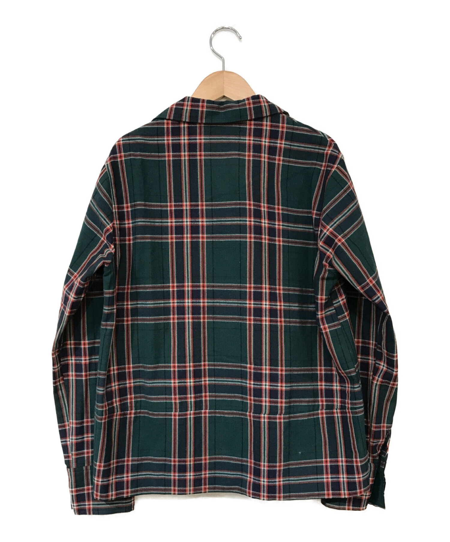 中古・古着通販】Y's (ワイズ) オープンカラーウールシャツジャケット 