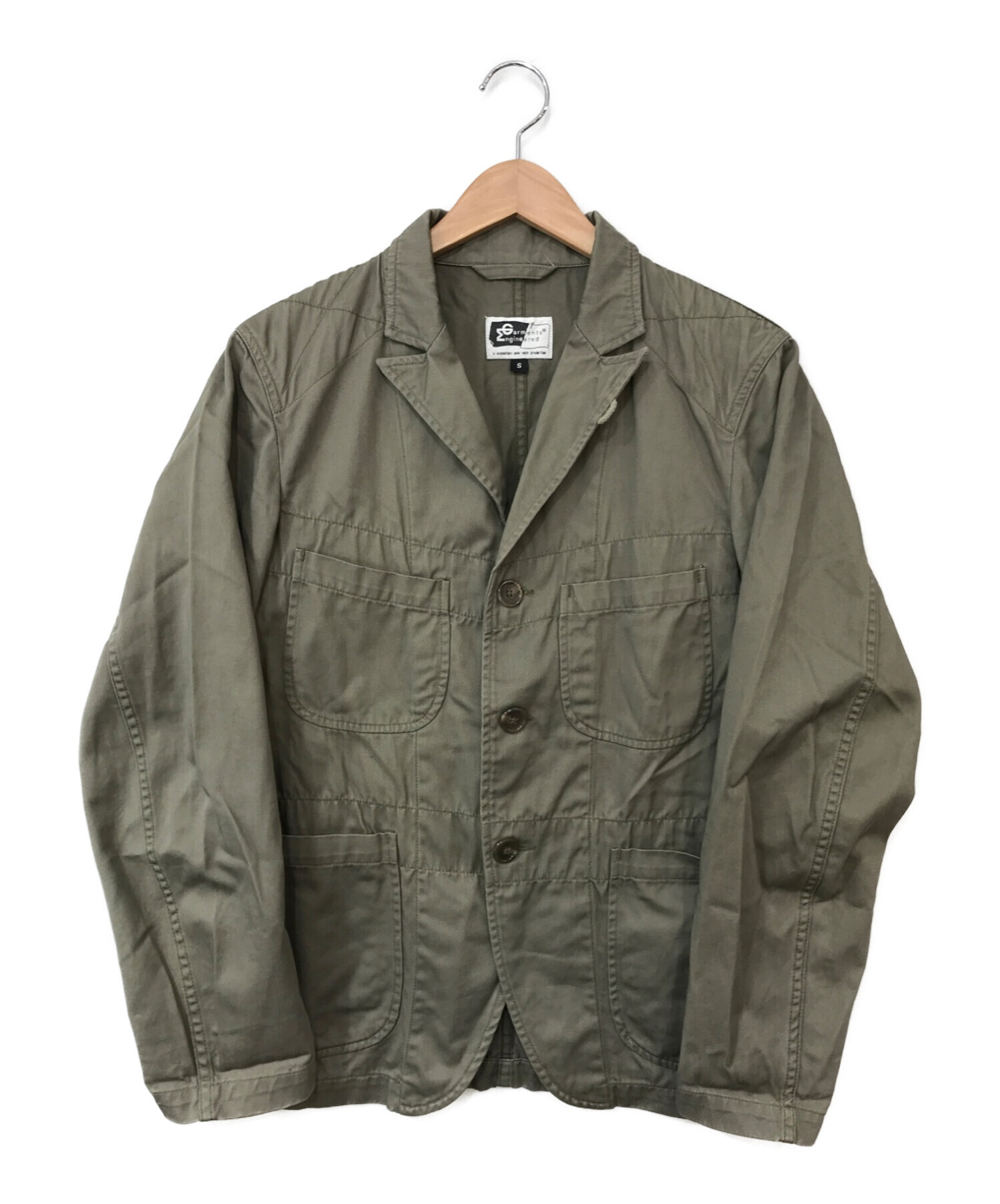 【中古・古着通販】Engineered Garments (エンジニアドガーメンツ) Bedford Jacket カーキ サイズ:S
