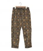 South2 West8サウスツー ウエストエイト）の古着「String Slack Pant - Printed Flannel」｜ブラウン