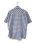 Vivienne Westwood (ヴィヴィアンウエストウッド) チェック半袖シャツ ブルー×ホワイト サイズ:46：7800円