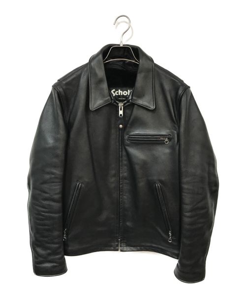 Schott（ショット）Schott (ショット) ライナー付きシングルライダースジャケット ブラック サイズ:38の古着・服飾アイテム