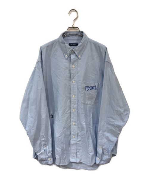 NAUTICA（ノーティカ）NAUTICA (ノーティカ) TOO BIG Broad BD Shirt JOTA 0.4 ブルー サイズ:Mの古着・服飾アイテム