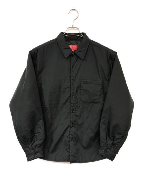 SUPREME（シュプリーム）Supreme (シュプリーム) ナイロンフィルシャツ ブラック サイズ:Mの古着・服飾アイテム