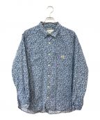 Denim & Supply Ralph Laurenデニム＆サプライ ラルフローレン）の古着「フラワープリントビッグシャツ」｜ブルー×スカイブルー
