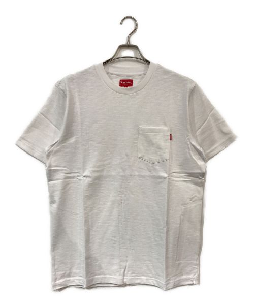 SUPREME（シュプリーム）SUPREME (シュプリーム) ポケットTシャツ ホワイト サイズ:SIZE Mの古着・服飾アイテム