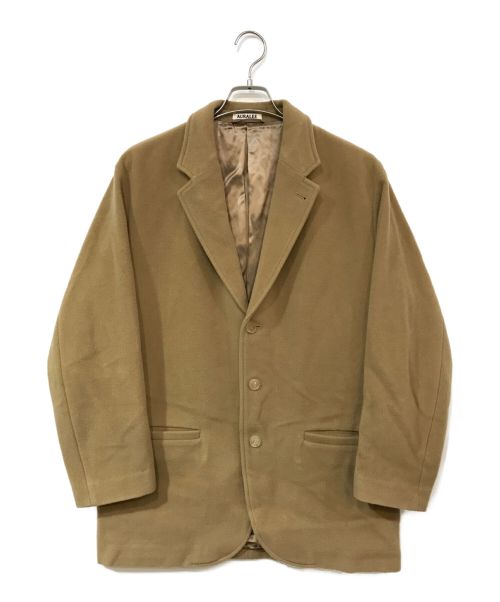 AURALEE（オーラリー）AURALEE (オーラリー) カシミヤウールオーバージャケット ベージュ サイズ:3の古着・服飾アイテム