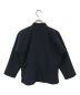 COMME des GARCONS (コムデギャルソン) ノーカラーデザインジャケット ネイビー サイズ:XS：12800円
