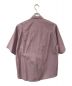 AURALEE (オーラリー) WASHED FINX TWILL BIG HALF SLEEVED SHIRTS ピンク サイズ:3：12000円