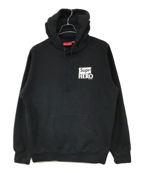 SUPREME（シュプリーム）SUPREME (シュプリーム) ANTIHERO Hooded Sweatshirt ブラック サイズ:Mの古着・服飾アイテム