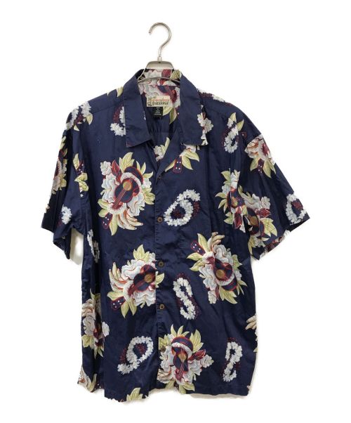 pataloha（パタロハ）pataloha (パタロハ) アロハシャツ ネイビー サイズ:XLの古着・服飾アイテム