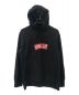 SUPREME（シュプリーム）の古着「Box Logo Hooded Sweatshirt（ボックスロゴフーデッドスウェット）」｜ブラック