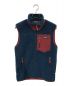 Patagonia（パタゴニア）の古着「Classic Retro-X Vest」｜ネイビー×レッド