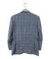 Paul Stuart (ポールスチュアート) シルクウールリネン3Bジャケット ブルー サイズ:S：5000円