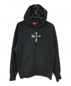 SUPREMEシュプリーム）の古着「Cross Box Logo Hooded Sweatshir」｜ブラック