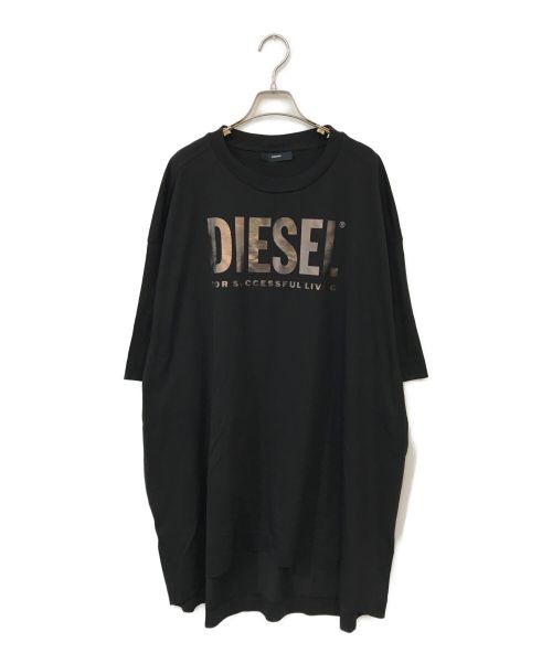 DIESEL（ディーゼル）DIESEL (ディーゼル) カットソーワンピース ブラック サイズ:SIZE XXSの古着・服飾アイテム