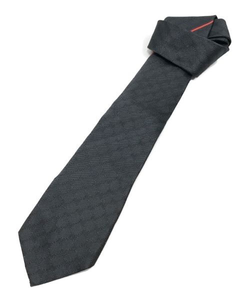 GUCCI（グッチ）GUCCI (グッチ) GGマークシルクネクタイ ブラック サイズ:148×8の古着・服飾アイテム