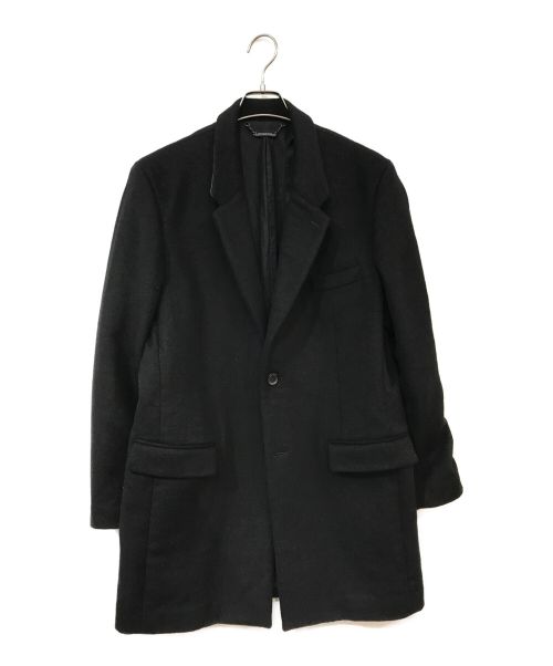 MONKEY TIME（モンキータイム）MONKEY TIME (モンキータイム) ウールチェスターコート ブラック サイズ:XLの古着・服飾アイテム