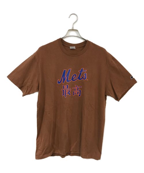 SUPREME（シュプリーム）Supreme (シュプリーム) MLB (メジャーリーグベースボール) New York Mets Kanji Teams Tee ブラウン サイズ:Lの古着・服飾アイテム