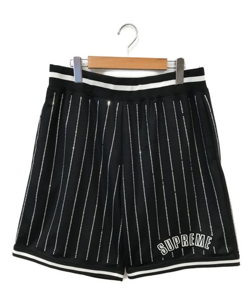 SUPREME（シュプリーム）SUPREME (シュプリーム) シュプリーム　ラインストーン　バスケットボールショーツ ブラック サイズ:Mの古着・服飾アイテム
