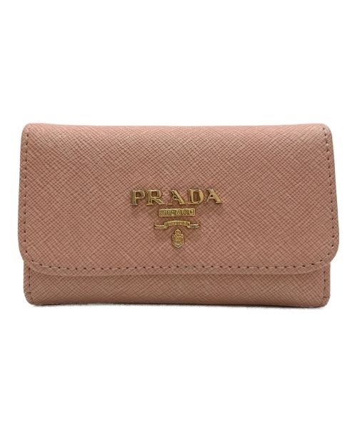 PRADA（プラダ）PRADA (プラダ) キーケース ピンクの古着・服飾アイテム