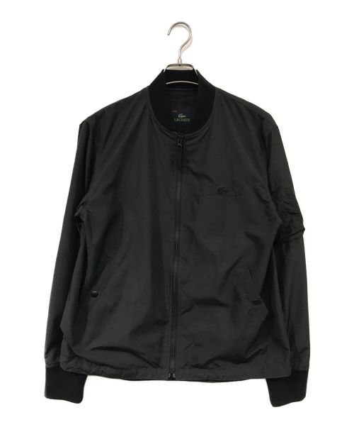 LACOSTE（ラコステ）LACOSTE (ラコステ) MA-1ジャケット ブラック サイズ:Lの古着・服飾アイテム