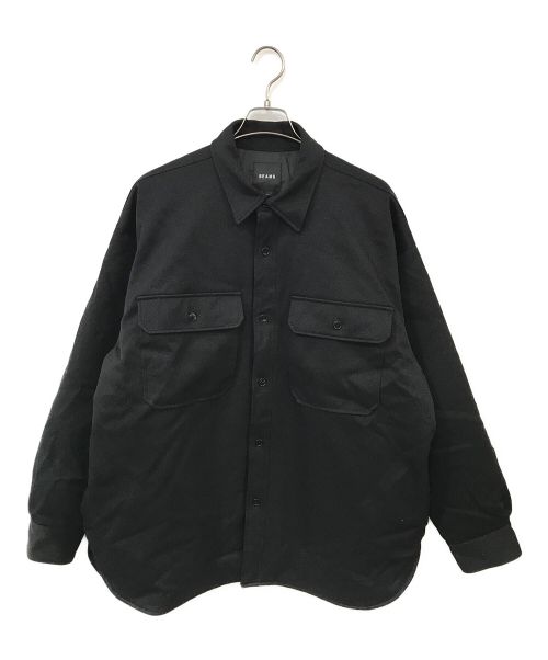 BEAMS（ビームス）BEAMS (ビームス) CPOダウンジャケット ブラック サイズ:Lの古着・服飾アイテム
