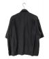 UNFIL (アンフィル) cotton silk twill short sleeve shirt ブラック サイズ:4：7800円