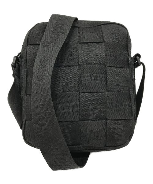 SUPREME（シュプリーム）SUPREME (シュプリーム) Woven Shoulder Bag ブラックの古着・服飾アイテム
