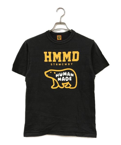HUMAN MADE（ヒューマンメイド）HUMAN MADE (ヒューマンメイド) プリントTシャツ ブラック サイズ:Ｓの古着・服飾アイテム