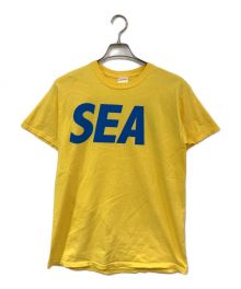 WIND AND SEA（ウィンダンシー）の古着「プリントTシャツ」｜イエロー