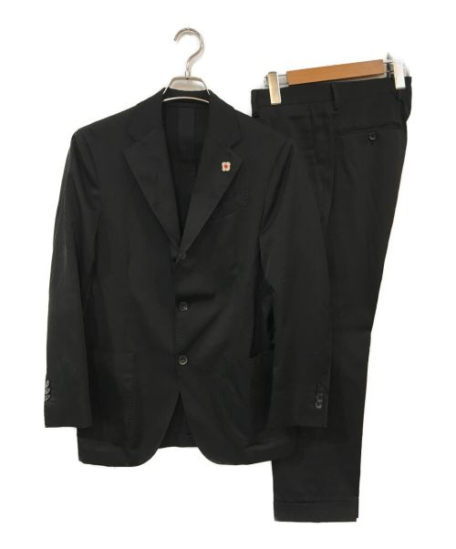 LARDINI（ラルディーニ）LARDINI (ラルディーニ) 3Bセットアップスーツ ブラック サイズ:46の古着・服飾アイテム