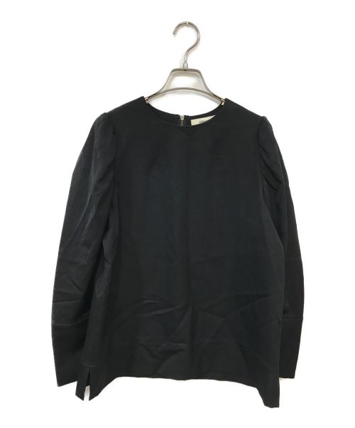 ebure（エブール）ebure (エブール) バックジップブラウス ブラック サイズ:38の古着・服飾アイテム