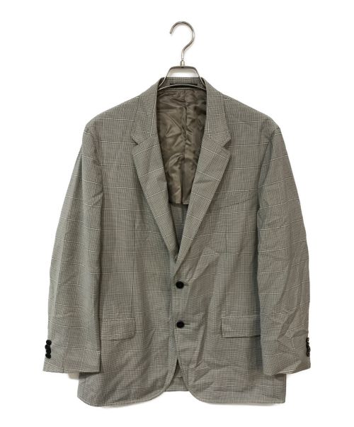 VALENTINO（ヴァレンティノ）VALENTINO (ヴァレンティノ) チェックテーラードジャケット グレー サイズ:48の古着・服飾アイテム