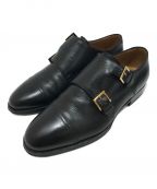 ENZO BONAFEエンツォボナフェ）の古着「Double Monk Strap Shoes」｜ブラック
