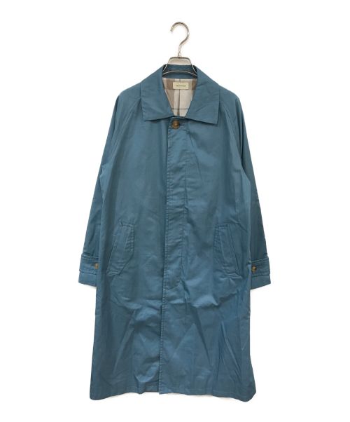FACTOTUM（ファクトタム）FACTOTUM (ファクトタム) ステンカラーコート ブルー サイズ:44の古着・服飾アイテム