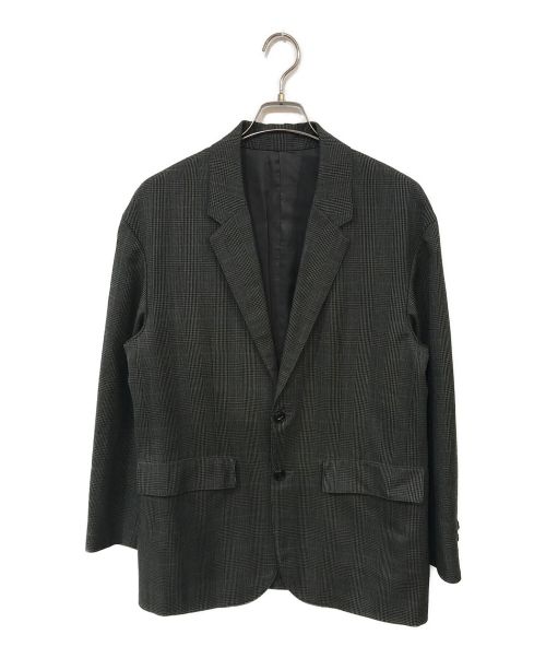Name.（ネーム）Name. (ネーム) グレンチェックテ－ラードジャケット グレーの古着・服飾アイテム