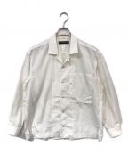 ISSEY MIYAKE MENイッセイミヤケメン）の古着「ボックスポケットオープンカラーシャツ」｜ホワイト