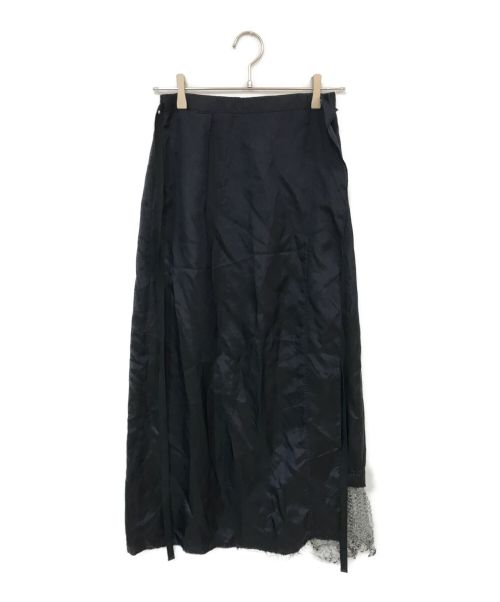 PONTI（ポンティ）PONTI (ポンティ) ラップスカート ネイビー サイズ:Fの古着・服飾アイテム