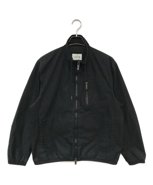 LACOSTE（ラコステ）LACOSTE (ラコステ) スタンドカラーインディゴジップアップジャケット ブラック サイズ:Mの古着・服飾アイテム