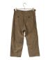 AURALEE (オーラリー) FINX HARD TWIST GABARDINE PANTS ブラウン サイズ:3：9800円
