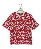 SUPREMEシュプリーム）の古着「Stacked Intarsia S/S Top」｜レッド