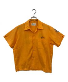 Dunbrooke（ダンブルック）の古着「ヴィンテージボーリングシャツ」｜オレンジ