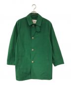 Traditional Weatherwearトラディショナルウェザーウェア）の古着「ステンカラーコート」｜グリーン