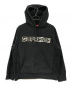 SUPREMEシュプリーム）の古着「Perforated Leather Hooded」｜ブラック