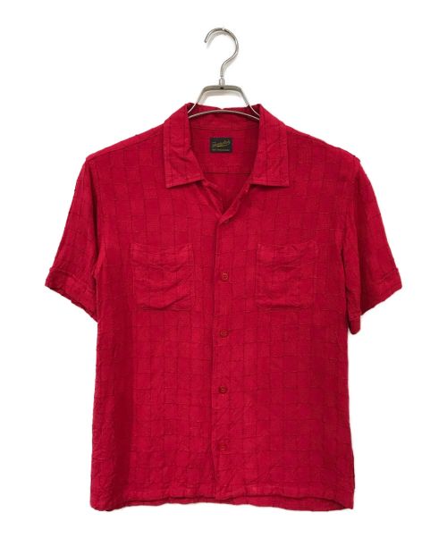 TENDERLOIN（テンダーロイン）TENDERLOIN (テンダーロイン) オープンカラーシャツ レッド サイズ:ＸＳの古着・服飾アイテム